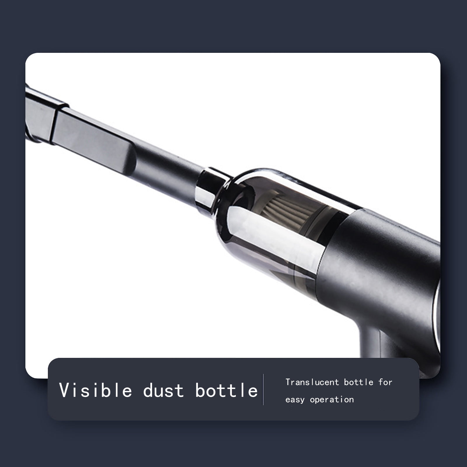 ZToonmas Car Vacuum Cleaner, 5000Pa Portable Mini Handheld Vacuum Cordless, 2000 Long-Lasting Battery, for Car Seat Cushion, Carpet, Home Use