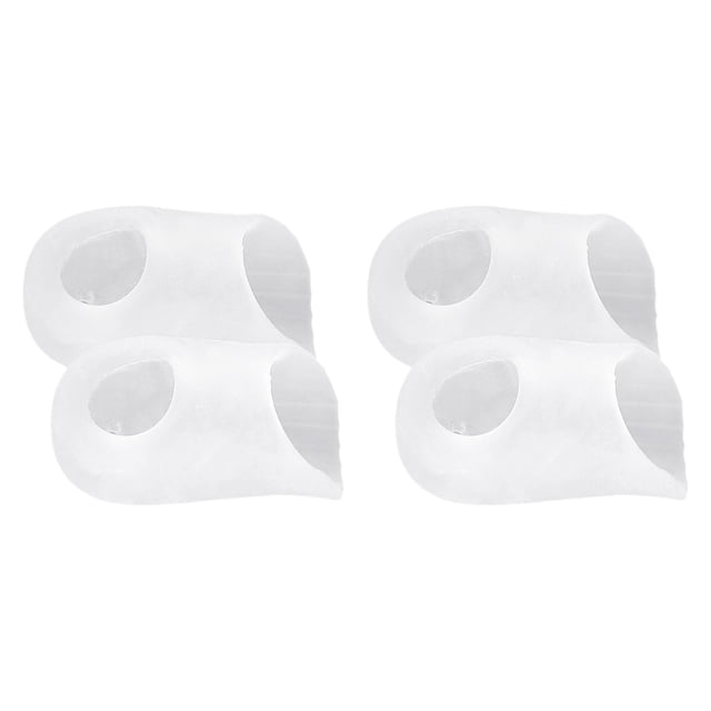 4 protectores de puntera para juanetes, almohadillas de cobertura diaria, fundas suaves para correr, para mujeres, hombres, estar de pie, senderismo y Claro