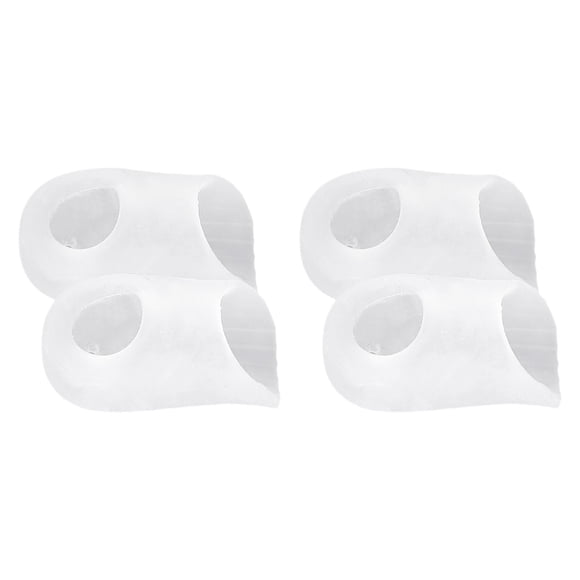 4 protectores de puntera para juanetes, almohadillas de cobertura diaria, fundas suaves para correr, para mujeres, hombres, estar de pie, senderismo y Claro
