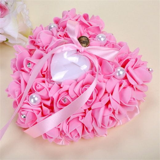 Ring pillow wedding ring pillow, 20*7cm, heart shape, gift, romantic pillow