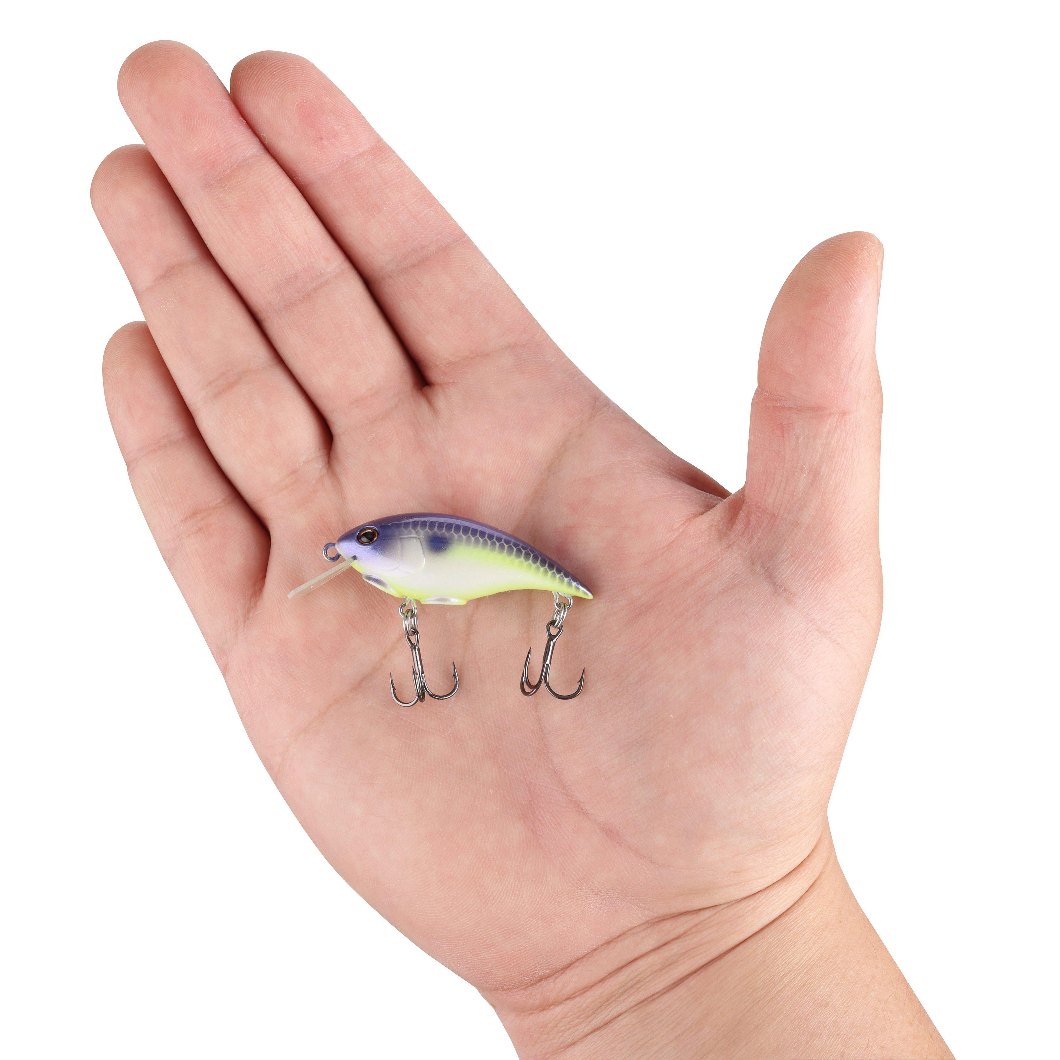 Berkley Shallow Money Badger Fishing Crankbait, 2.1 in, Hybrid Baitfish-Crayfish