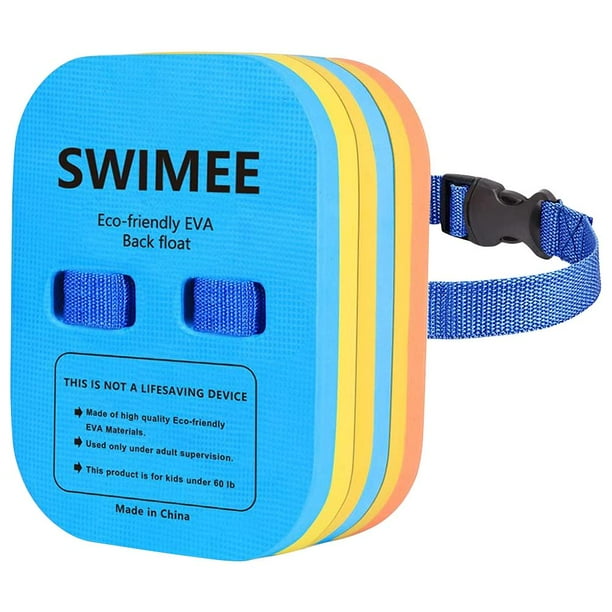 Tabla de natación de EVA con flotador trasero, placa flotante, tabla de patada, herramientas de entrenamiento para piscinas para niños y adultos
