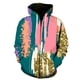 thumbnail image 1 of Sudadera con capucha con estampado 3D de grafiti para hombre, mujer y niño, ropa de calle informal con cremallera, 2024, 1 of 6