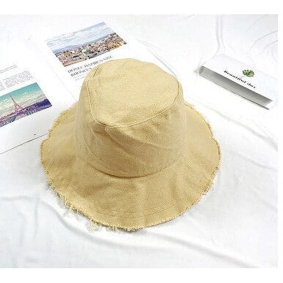 CoCopeanut 2020 Fashion Dilapidated Style Ladies Flat Tassel Bucket Cap Fisherman Hat Outdoor Tourism Hats Women Breathable Sun Hat Autumn