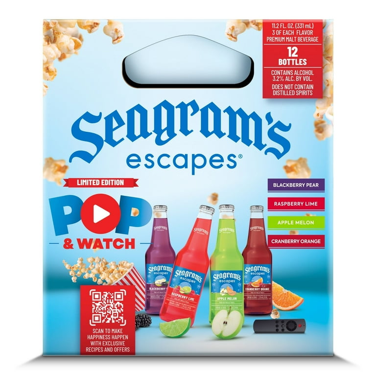 Seagram's Escapes Classic Variety Pack, Flavored Malt, 42 OFF