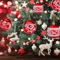 thumbnail image 3 of 9 Pièces Boules de Noël, 60mm Décorations de Boule de Noël Décor pour Arbre de Noël Incassable Boules Rouges Suspension Décorative Boule Ornements pour Décoration de Fête de Mariage Arbre de Noël (Rouge), 3 of 5
