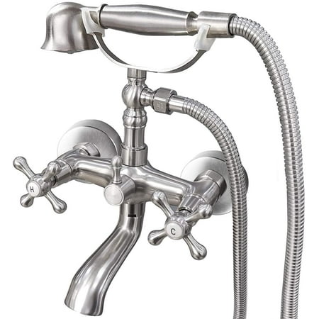 Hand Shower Sprayer Bathroom Tub Faucet, Bathtub Faucet Set With Handheld Shower