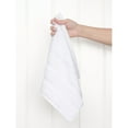 thumbnail image 2 of American Soft Linen Luxury 4 Piece Washcloth Set, 100% Cotton Turkish Washrags and Washcloths, White, 2 of 6