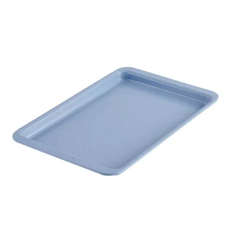 10"x15" Nonstick Steel Bakeware Cookie Pan Baking Sheet - Blue