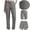 A08 Gray, variant on High Waisted Cargo Pants for Women Straight Leg Work Trousers Multi-Pockets Utility Bottoms Breathable Cotton Twill Outdoorwear