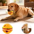 thumbnail image 2 of Juguete chirriante con forma de hamburguesa, interactivo e indestructible, para aliviar la ansiedad y hacer ejercicio, 2 of 7