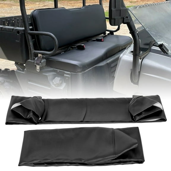 Kojem Black Seat Cover Replacement Set for Polaris Ranger 2002-2008 & 2009 Polaris Ranger 700 Crew UTV 6x6 4x4 4X2 Utility RZR