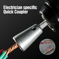 thumbnail image 3 of Drill Wire Stripper 2pcs Wire Twister Cable Connectors Rustproof Easy Operation Universal Power Drill Wire Stripping Tools, 3 of 8