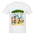 thumbnail image 4 of Bingfone African Women Men'S Loose Fit Short-Sleeve Pocket T-Shirt, 4 of 7