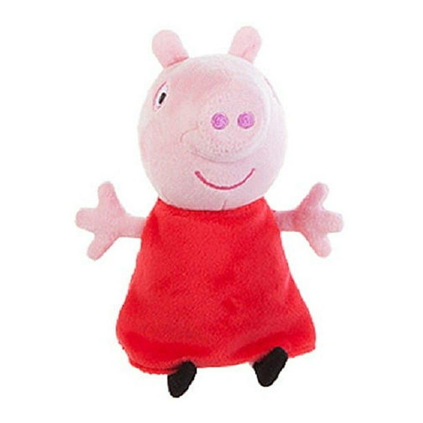 peppa pig 20in talking plush red dress
