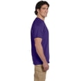 thumbnail image 3 of Fruit of the Loom Men's Short Sleeve Crew Tee, XXXXX-Large  - Deep Purple, 3 of 3