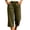 Army Green, variant on Cotton Capri Pants for Women Casual Lounge Straight Leg Crop Pants with Pockets 2026 Summer Capris Khaki XXL