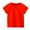Red, variant on Summer Cotton T Shirt For Kids 6-7 Years Toddler Baby Boys Girl Comfortable Solid Color Short Sleeve Cotton T-shirt Top