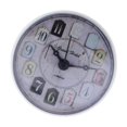thumbnail image 2 of Mini Wall Clock Suction Cup Water Shower Clock Suction Resistant for Bathroom Kitchen White, 2 of 7