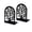 🥝 A_Hot#380, variant on Metal Bookends Tree Design 2 Pack, Decorative Black Book Ends for Shelves, Heavy Duty L-Shaped Steel Book Holder, Non-Slip Pads, Home Office Library