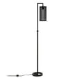 thumbnail image 3 of Evelyn&Zoe Industrial Metal Floor Lamp with Metal Mesh Shade, 3 of 10