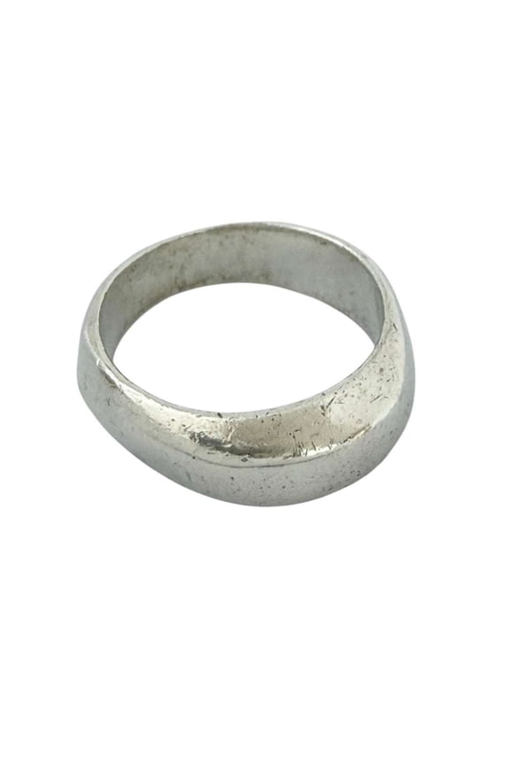 Pre-Owned Tiffany Men's and Women's Knife Edge Pinky Ring, Size 7-8