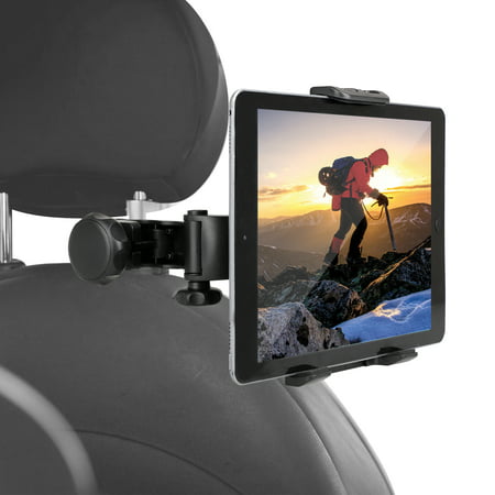 TSV 360° Car Tablet Headrest Mount Holder for Car Back Seat, Universal Compatible With 7
