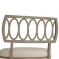 thumbnail image 5 of Hillsdale Canal Street Geometric Circle Back Metal Adjustable Stool with Nested Legs, Champagne Gold, 5 of 5