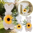 thumbnail image 3 of Bunny Rabbit Statue Garden Sculpture Outdoor Easter Party Patio Yard Ornament, 3 of 5