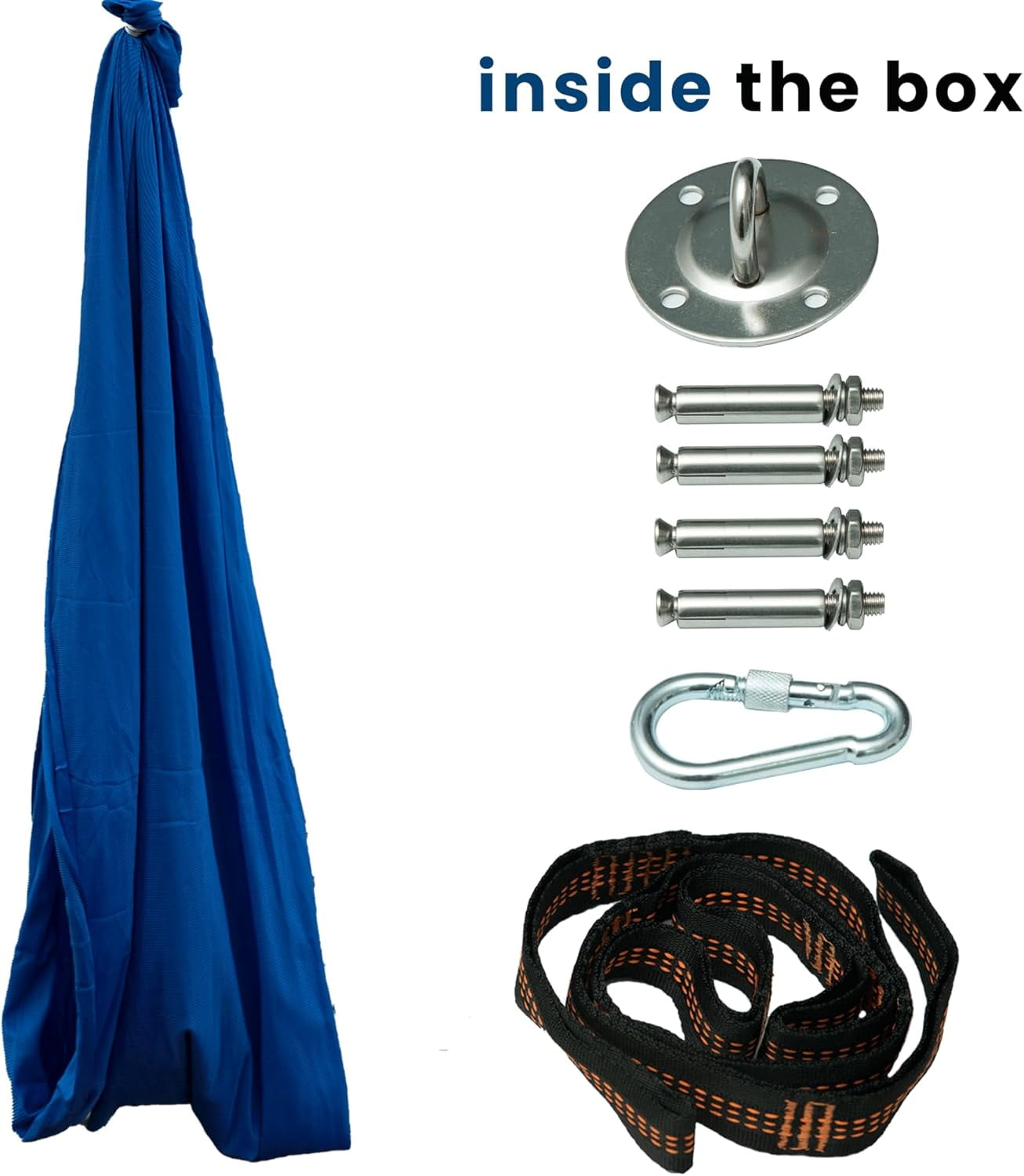 Sensory Swing | Indoor Swing for Kids | Stretchable Therapy Swing Cuddle Swing for Indoor with Soft Nylon Fabric for Calming Effect|Great for Autistic Kids (Dark Blue)