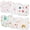 Girl 6P, variant on 7Pcs Cotton Waterproof Baby Bib for Drooling Feeding Eating Teething, 6-12 Months