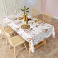 thumbnail image 6 of White Watercolor Fairy Princess Pattern Rectangle Tablecloth 60"x102",Waterproof Polyester Rectangle Table Cloth, Wipeable Spillproof Polyester Tablecloth for Dining, Camping, Indoor and Outdoor, 6 of 6