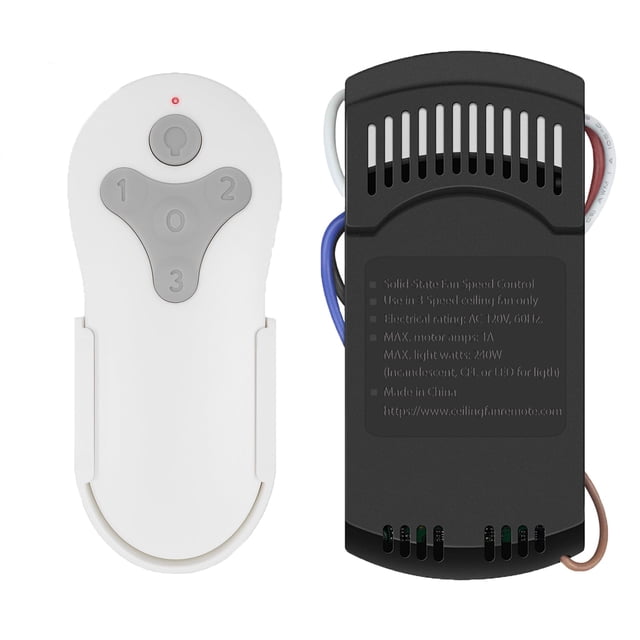 Kit de control remoto COREBAY, atenuador de luz de 3 velocidades, 110 V