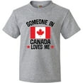thumbnail image 3 of Inktastic Someone in Canada Loves Me Youth T-Shirt, 3 of 5