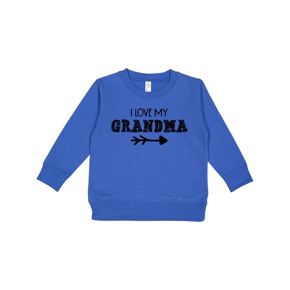 Inktastic I Love My Grandma with Arrow Toddler Sweatshirt