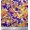 Purplish Blue, variant on Soimoi Blue Cotton Duck Fabric Leaves,Berries & Bird Print Fabric by The Yard 42 Inch Wide