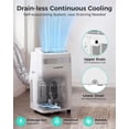 thumbnail image 5 of HAUSHOF 12000 BTU Portable Air Conditioners, Portable AC with Cool, Fan, Dry & Sleep Mode, AC Unit Portable with 35°-70° Auto Swing, Remote Control, 24H Timer, with Window Kit & Exhaust Hose Sleeve, 5 of 8