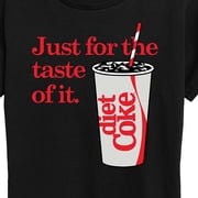 Diet Coke - Just For The Taste Of It - Womens Short Sleeve Graphic T-Shirt