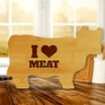 thumbnail image 4 of I (Heart Icon) Meat 14.75 x 9.75" Cow Shape Cutting Board | Funny Kitchen Chopping Board, 4 of 7