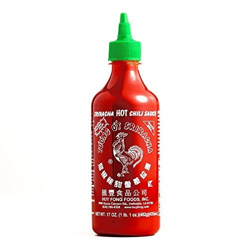 Sriracha Hot Chili Sauce 17 oz each (4 Items Per Order)