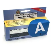 Munipals MP01-110A Wooden Subway Train New York City MTA NYC-A 8th Avenue Express