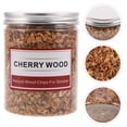 thumbnail image 4 of 1 caja de astillas de madera para ahumar con sabor a cereza. Aptas para parrillas de gas y carbón. Para ahumadores, barbacoas, camping, 125 g., 4 of 6
