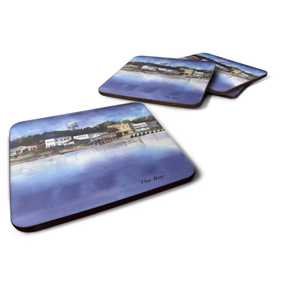 Carolines Treasures 8120RFC The Pass Foam Coaster Set of 4 3 1/2 x 3 1/2 multicolor