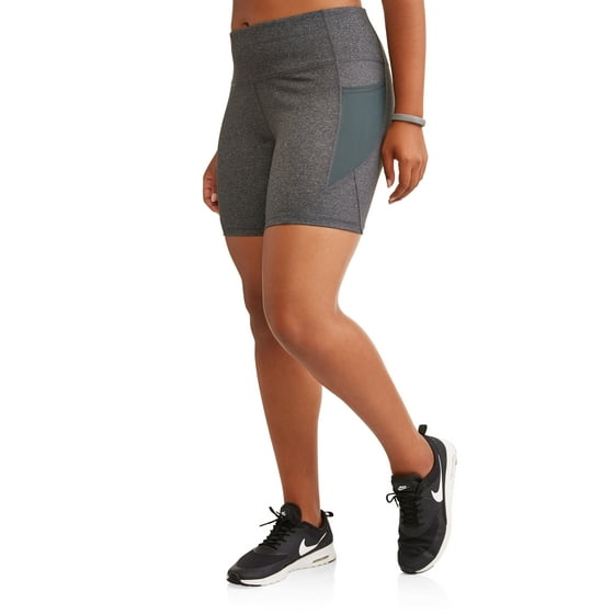 Avia - Women's Plus Active Circuit Shorts 7 inch inseam - Walmart.com