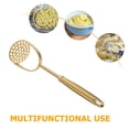 thumbnail image 4 of Machacador de papas de acero inoxidable: Mango ergonómico antideslizante - Herramienta manual resistente para puré de papas y boniatos, 4 of 8