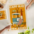thumbnail image 3 of Lantern Press 1000 Piece Jigsaw Puzzle, Cape May, New Jersey, Woodblock Series, 3 of 5