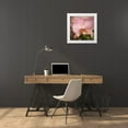 thumbnail image 3 of Sememza, Marlana 26x26 White Modern Wood Framed Museum Art Print Titled - Orchid Romance, 3 of 4