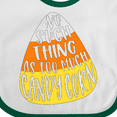 thumbnail image 4 of Inktastic Halloween No Such Thing as Too Much Candy Corn Boys or Girls Baby Bib, 4 of 4