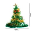 thumbnail image 3 of Xihbxyly Gorro Navideño Led con Diseño Inspirado En Un Árbol Festivo, Accesorio Iluminado para Fiestas, Tela Suave No Tejida, Ideal para Fiestas Navideñas, Tamaño 32 X 40 Cm, 3 of 5