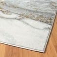 thumbnail image 6 of LUXE WEAVERS Marble Effect Abstract Gray 2x7 Area Rug for Living Room, 6 of 9